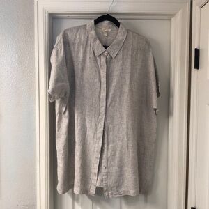 Eileen Fisher Organic Linen Blouse